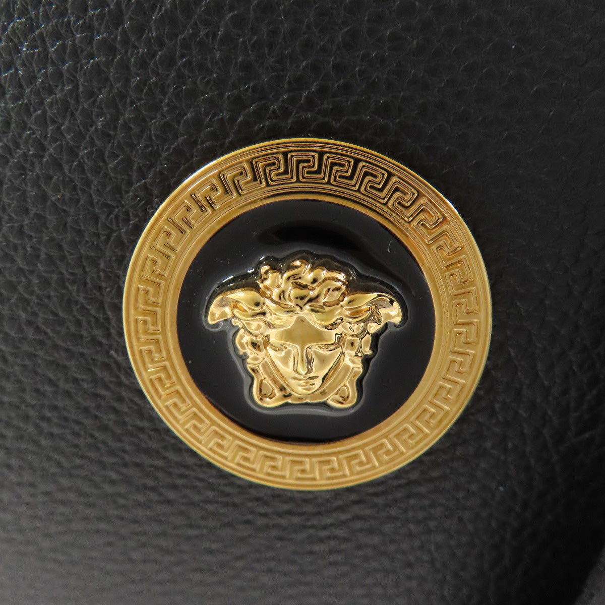 VERSACE ヴェルサーチ メデューサ 2WAY トートバッグ カーフ レディース 中古