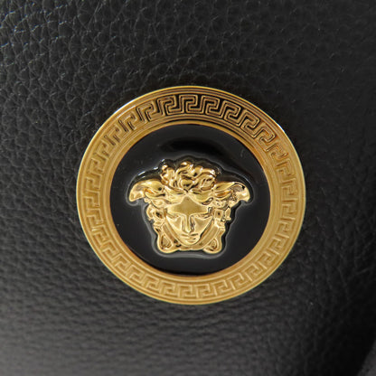 VERSACE ヴェルサーチ メデューサ 2WAY トートバッグ カーフ レディース 中古