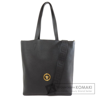VERSACE ヴェルサーチ メデューサ 2WAY トートバッグ カーフ レディース 中古