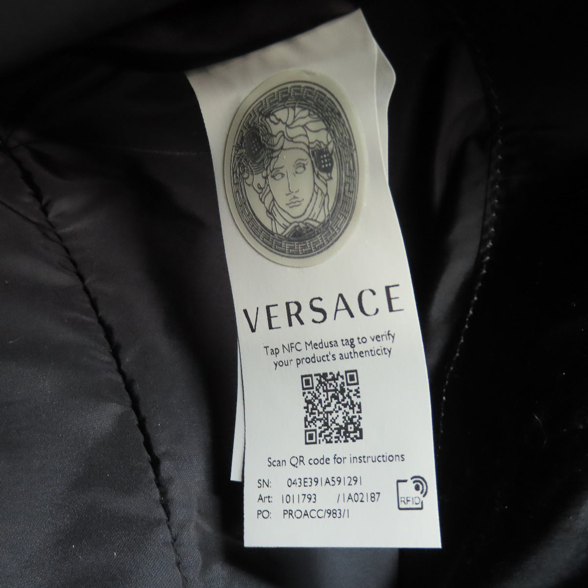 VERSACE ヴェルサーチ メデューサ 2WAY トートバッグ カーフ レディース 中古