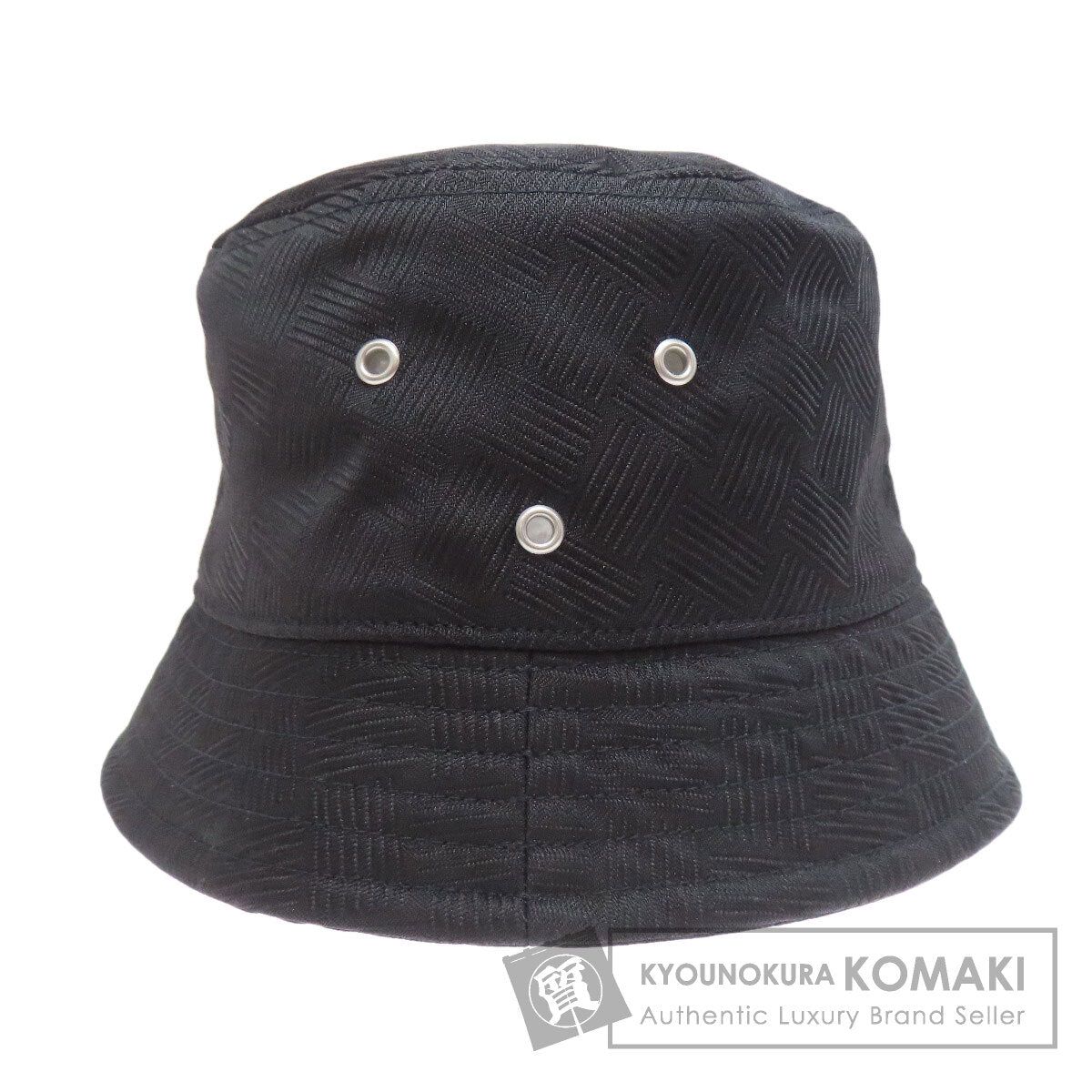 BOTTEGA VENETA ボッテガヴェネタ イントレチャート バケットハット 帽子 ナイロン レディース 中古