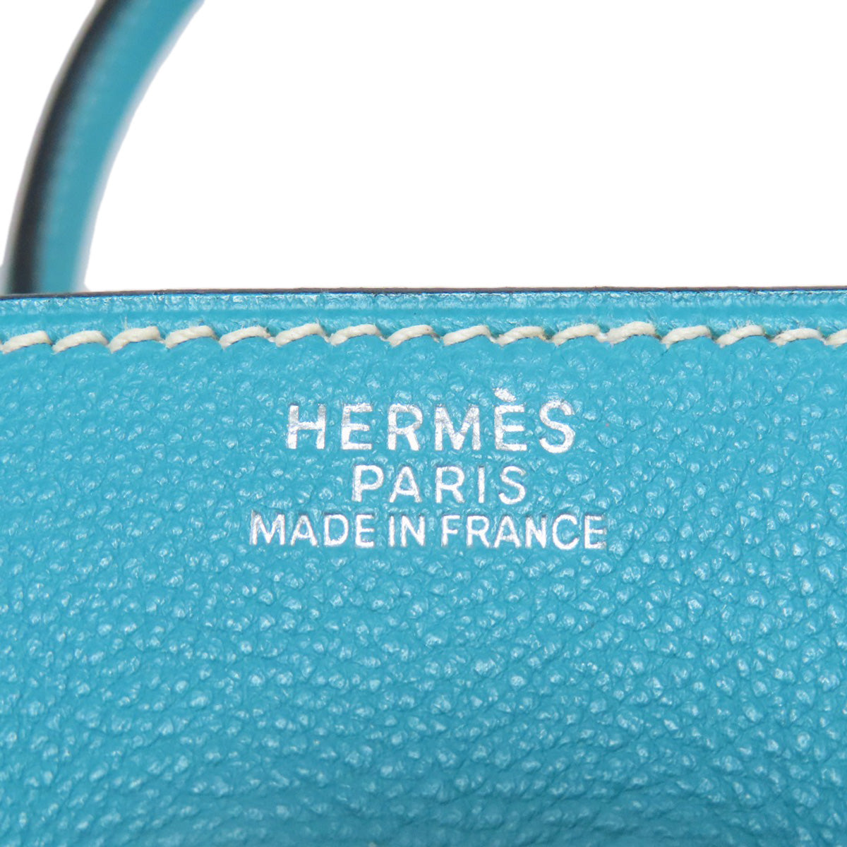 HERMES エルメス バーキン30 ブルージーン シルバー金具 ハンドバッグ エプソン レディース 中古