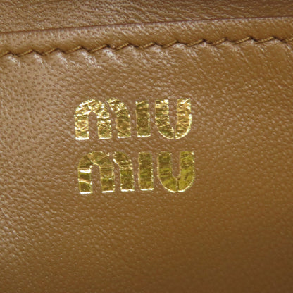 MIUMIU ミュウミュウ 2WAY ハンドバッグ ラフィア レディース 中古