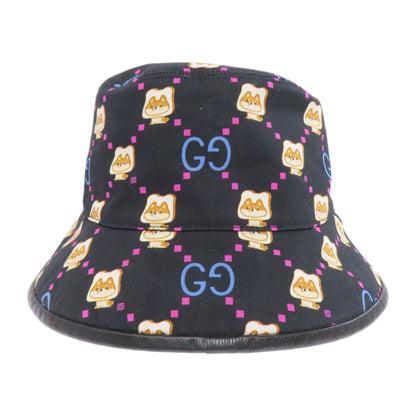 GUCCI グッチ Pikarar Kawaii バゲットハット 帽子 キャンバス レディース 中古