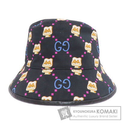 GUCCI グッチ Pikarar Kawaii バゲットハット 帽子 キャンバス レディース 中古