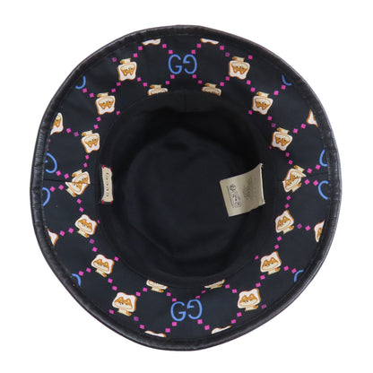 GUCCI グッチ Pikarar Kawaii バゲットハット 帽子 キャンバス レディース 中古