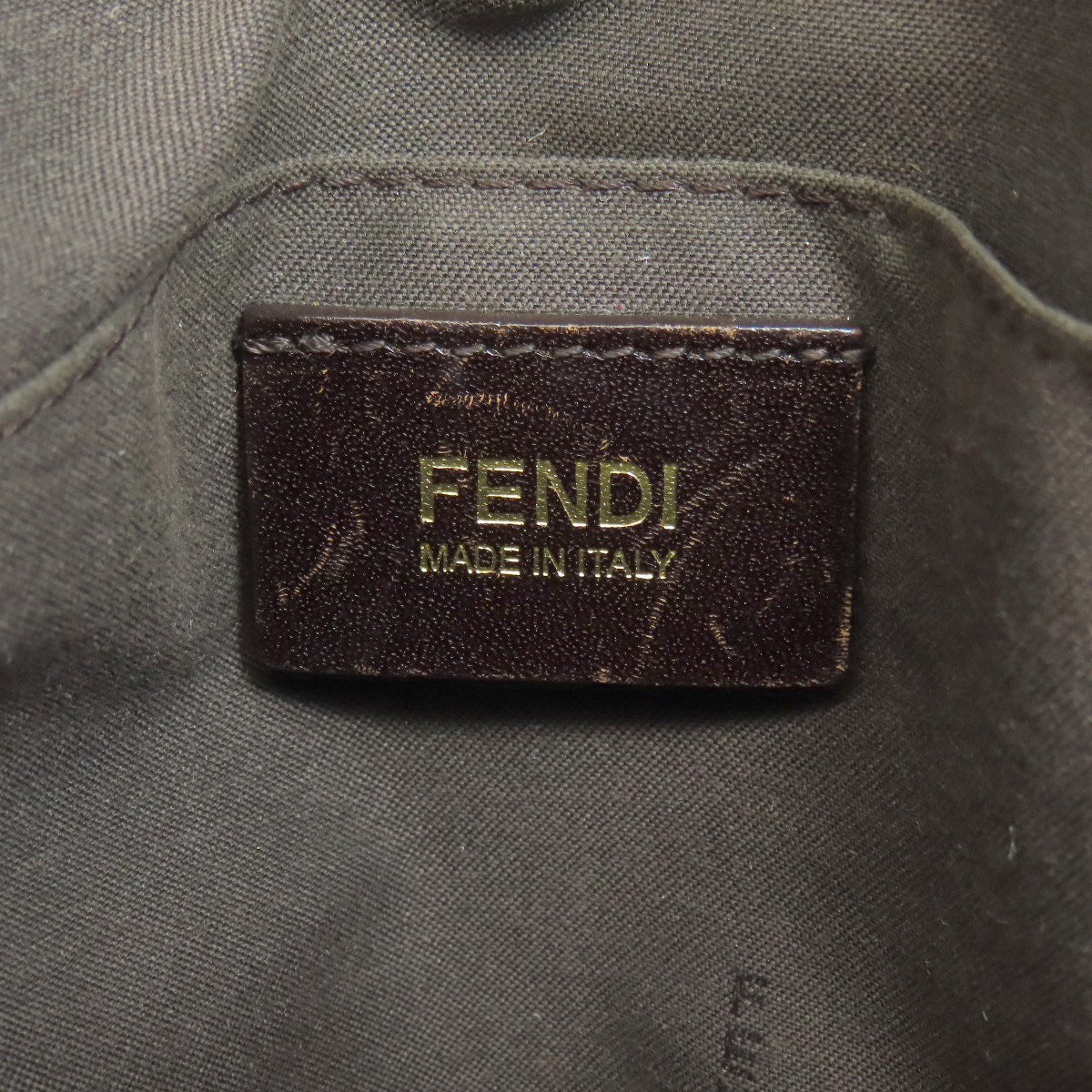 FENDI フェンディ ズッカ柄 ショルダーバッグ PVC レディース 中古