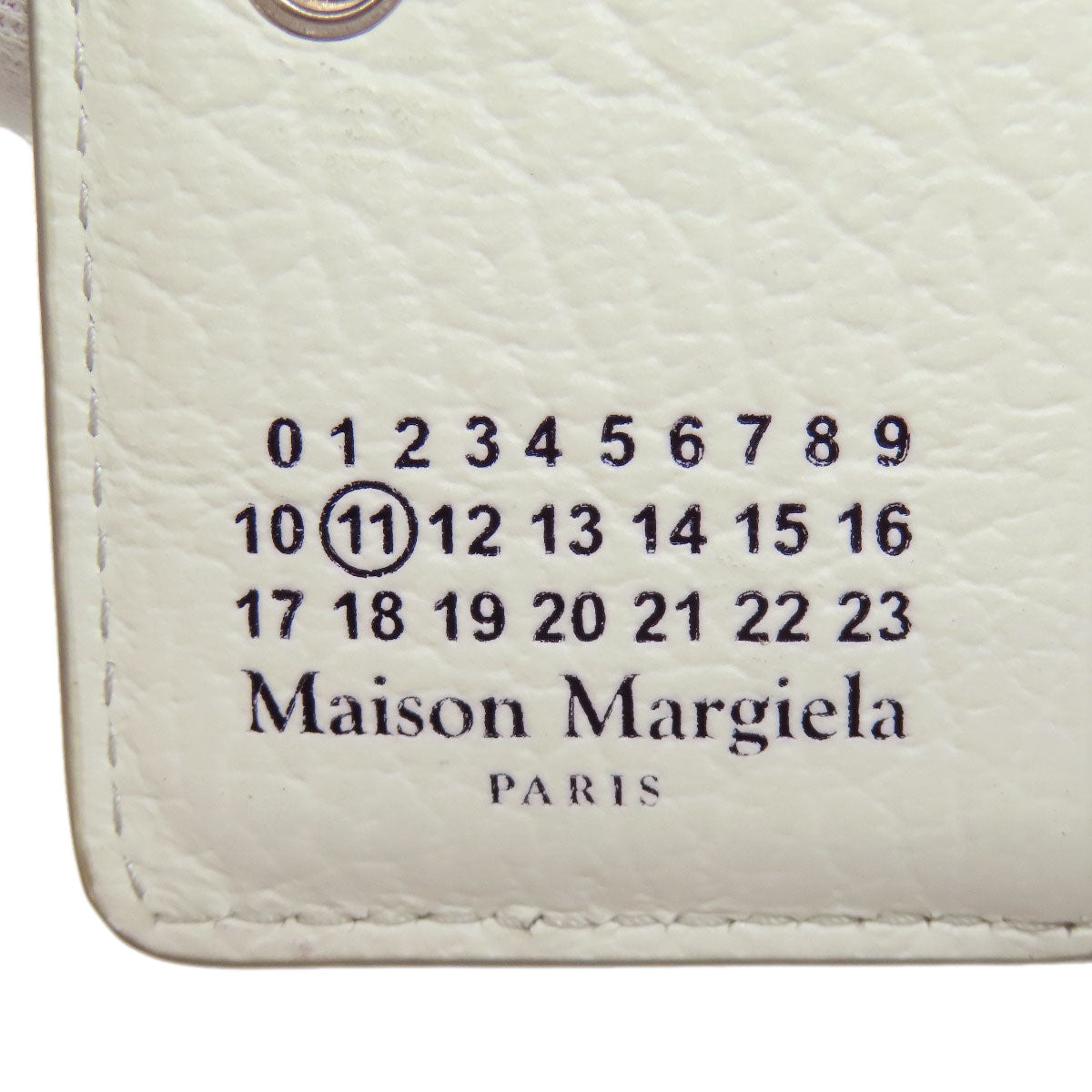 MaisonMargiela メゾン・マルジェラ ロゴ カードケース レザー レディース 中古