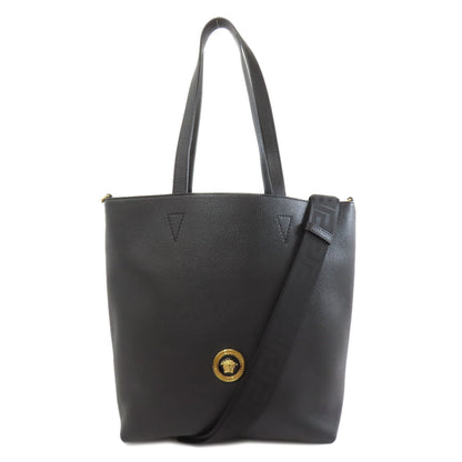 VERSACE ヴェルサーチ メデューサ 2WAY トートバッグ カーフ レディース 中古