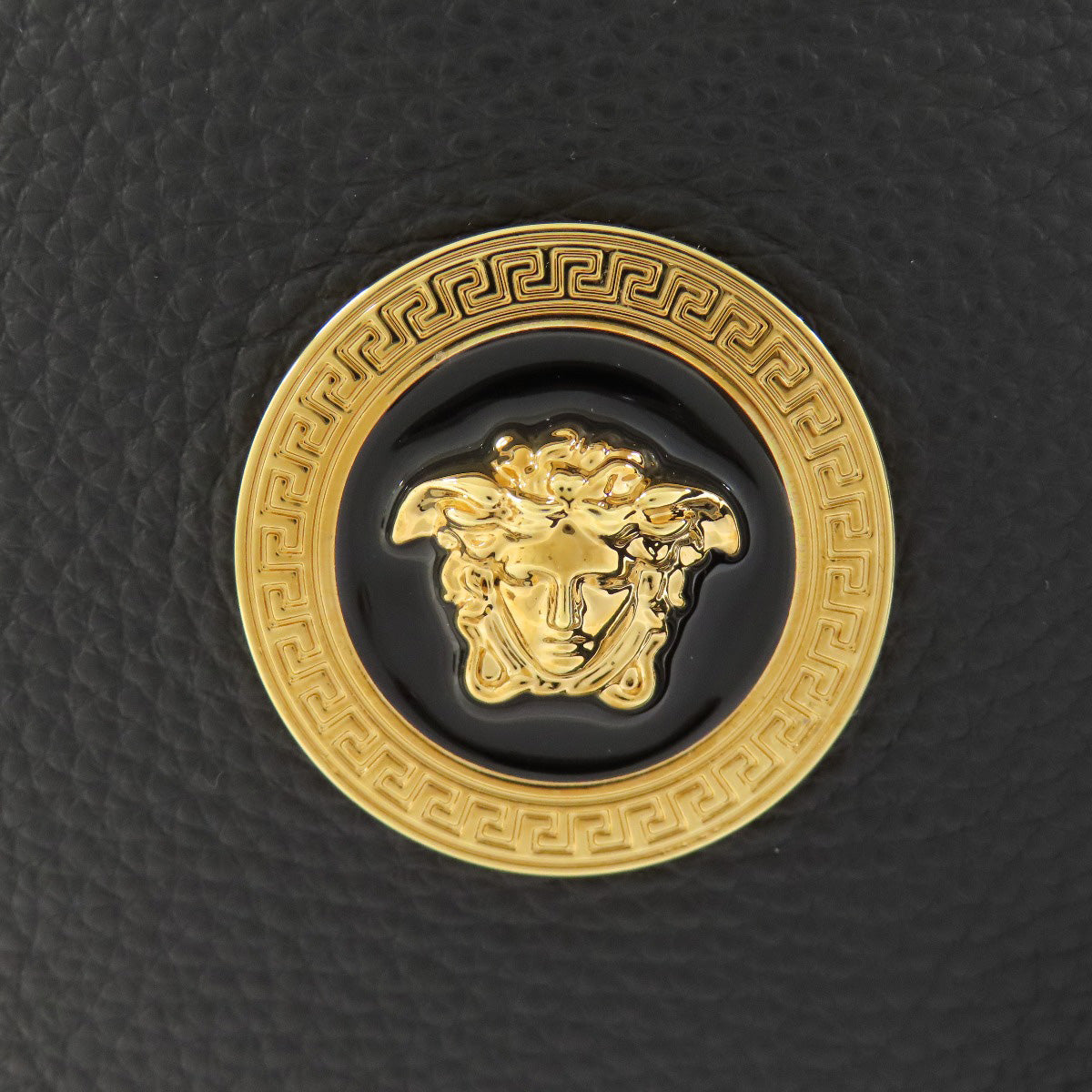 VERSACE ヴェルサーチ メデューサ 2WAY トートバッグ カーフ レディース 中古