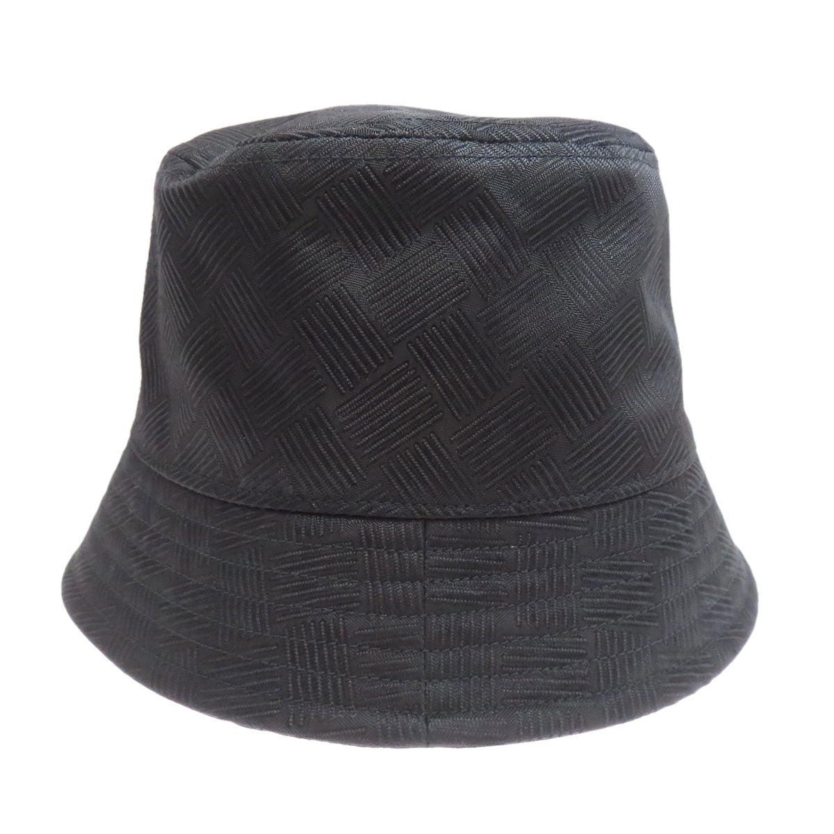 BOTTEGA VENETA ボッテガヴェネタ イントレチャート バケットハット 帽子 ナイロン レディース 中古
