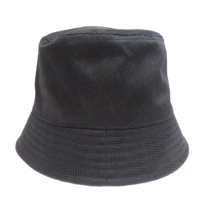BOTTEGA VENETA ボッテガヴェネタ イントレチャート バケットハット 帽子 ナイロン レディース 中古