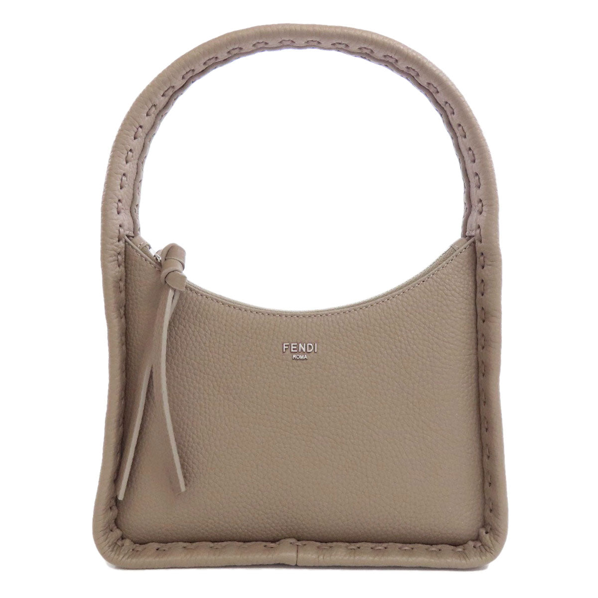 FENDI フェンディ スモール フェンデッセンス セレリア ハンドバッグ カーフ レディース 中古