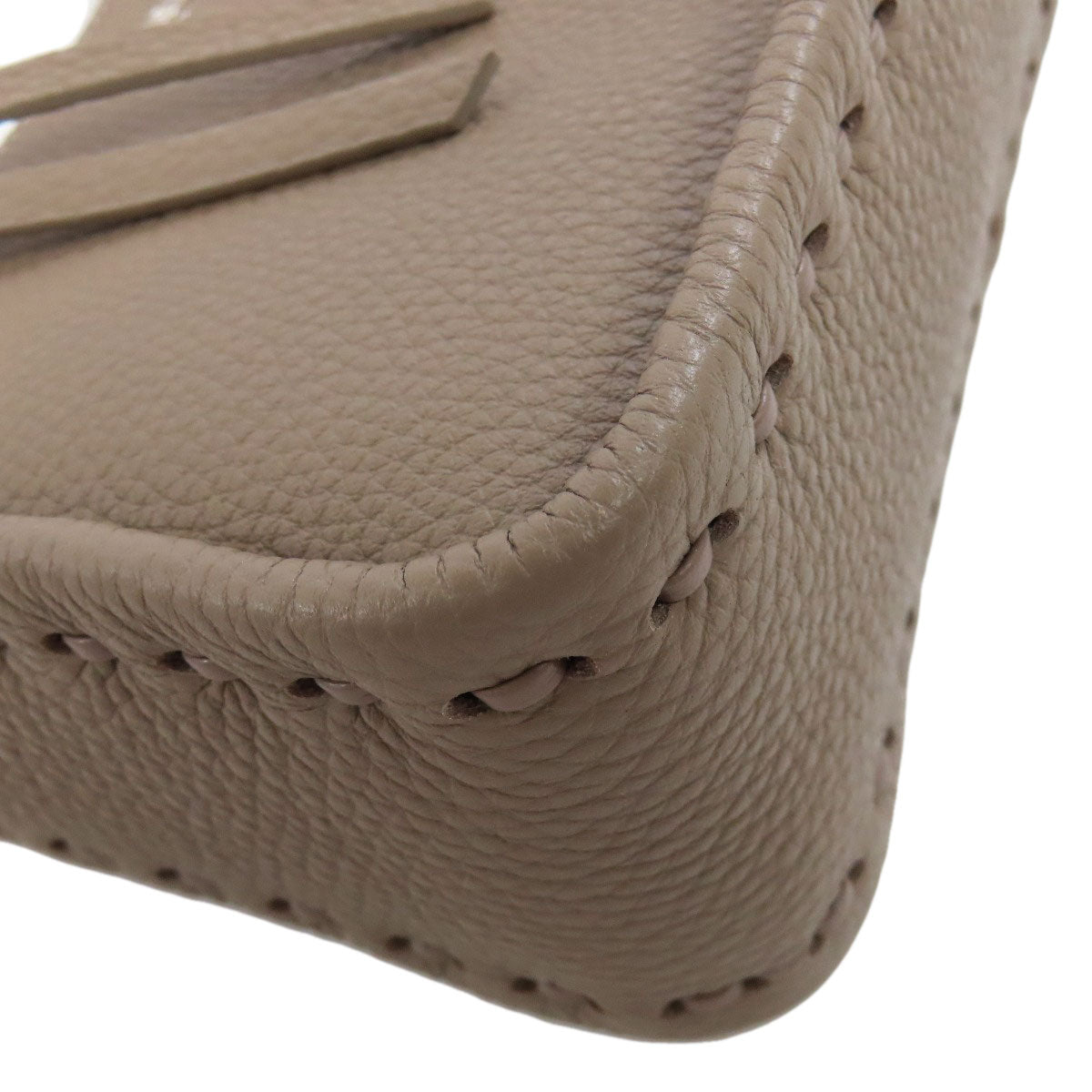 FENDI フェンディ スモール フェンデッセンス セレリア ハンドバッグ カーフ レディース 中古