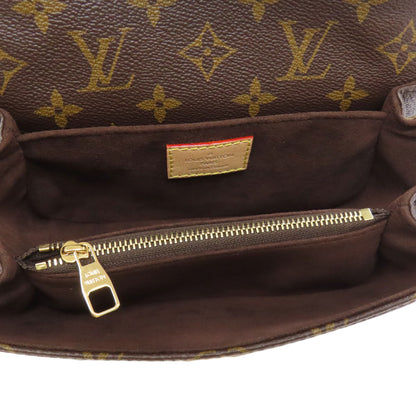LOUIS VUITTON ルイヴィトン M46279 ポシェット・メティス EW ハンドバッグ モノグラムキャンバス レディース 中古
