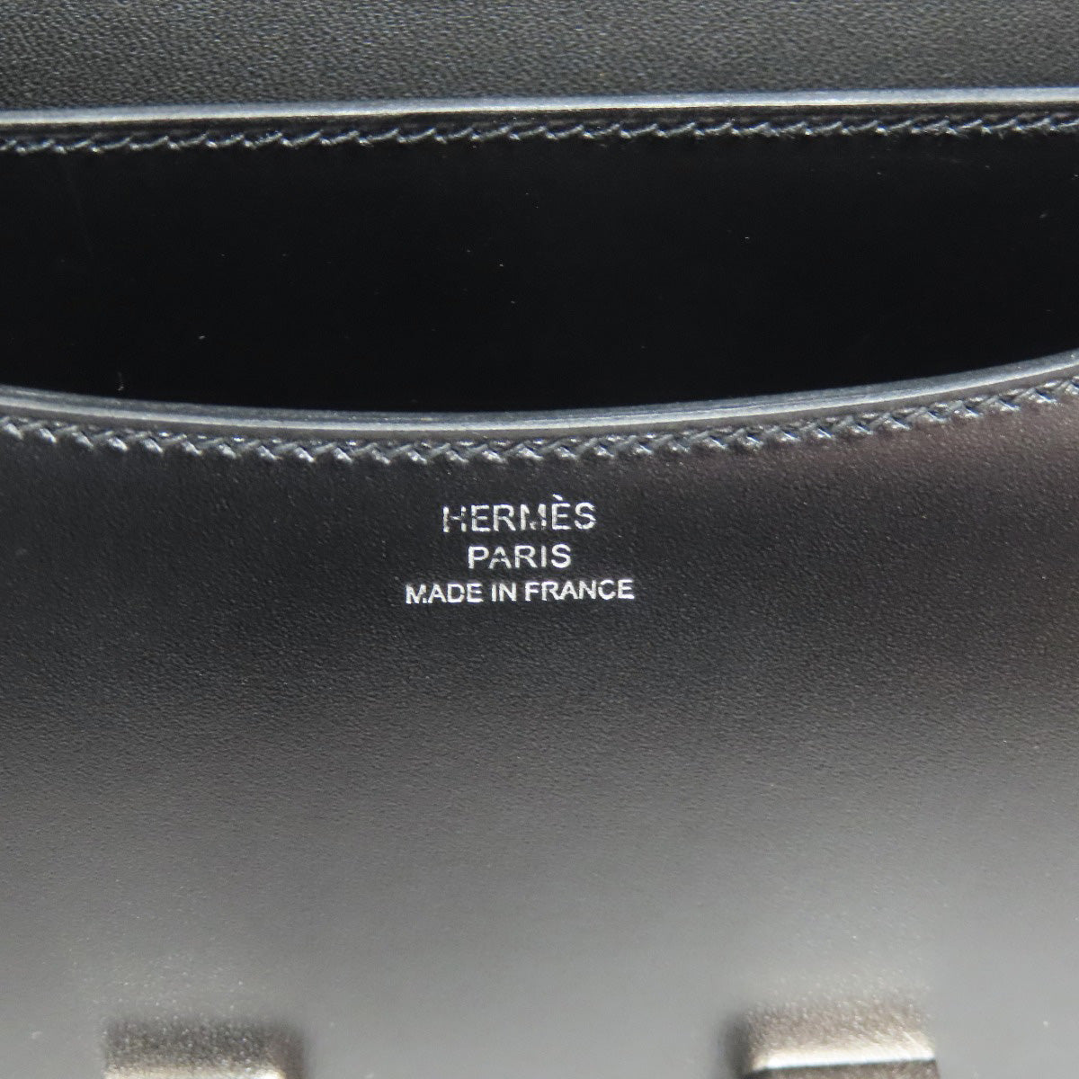 HERMES エルメス コンスタンスミニ シルバー金具 ショルダーバッグ ボックスカーフ レディース 中古