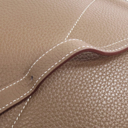 HERMES エルメス アルザン31 エトープ シルバー金具 ショルダーバッグ トリヨン レディース 中古