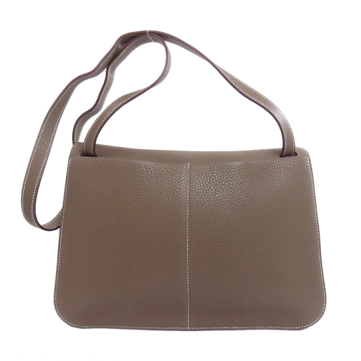 HERMES エルメス アルザン31 エトープ シルバー金具 ショルダーバッグ トリヨン レディース 中古