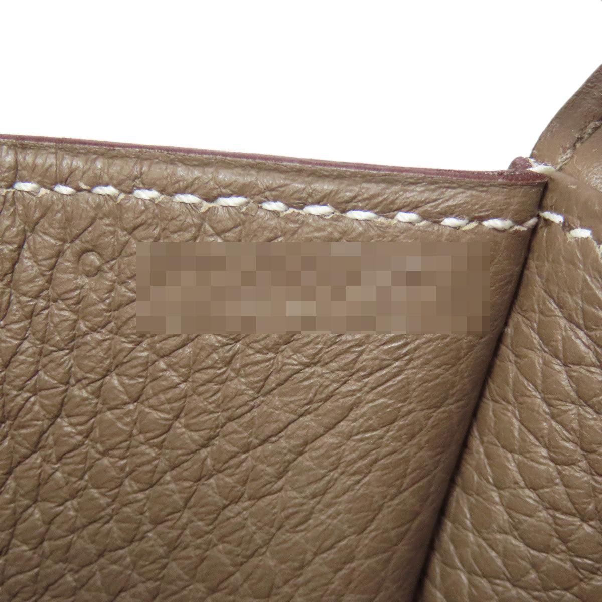 HERMES エルメス アルザン31 エトープ シルバー金具 ショルダーバッグ トリヨン レディース 中古