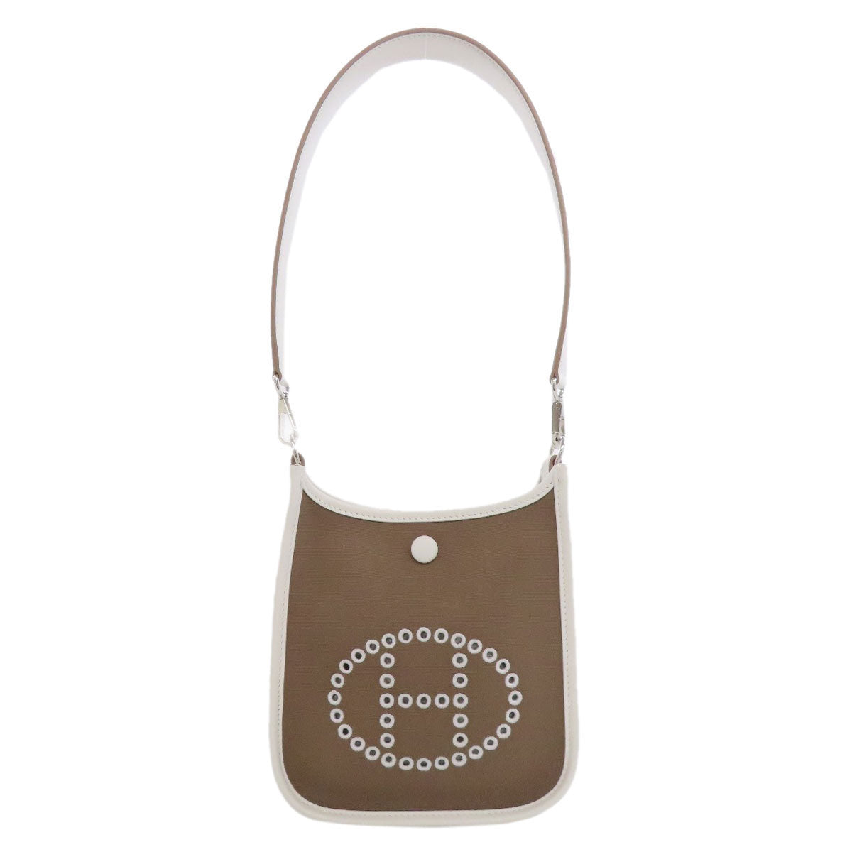 HERMES エルメス エブリン ネオ エトープ シルバー金具 ショルダーバッグ トワルオフィシェ レディース 中古