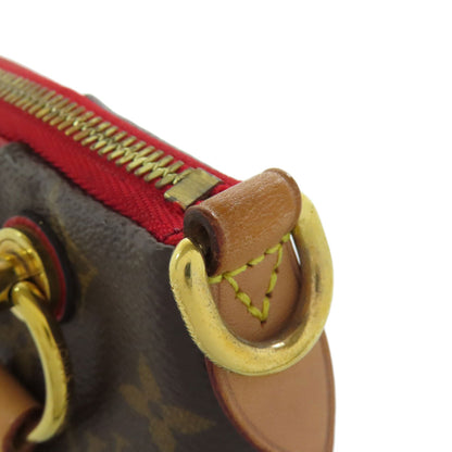 LOUIS VUITTON ルイヴィトン M43966 Vトート BB ハンドバッグ モノグラムキャンバス レディース 中古