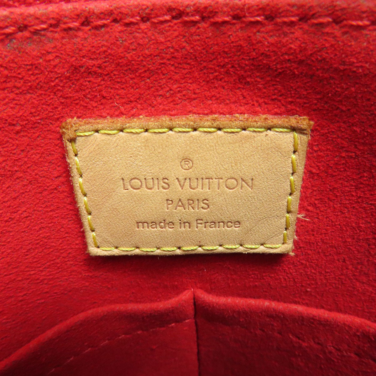 LOUIS VUITTON ルイヴィトン M43966 Vトート BB ハンドバッグ モノグラムキャンバス レディース 中古