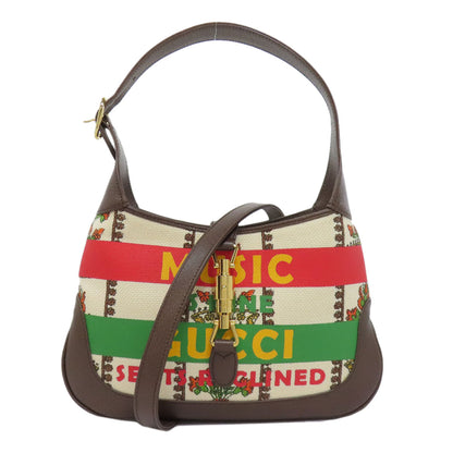 GUCCI グッチ 636706 ジャッキー 1961 2WAY ハンドバッグ キャンバス レディース 中古