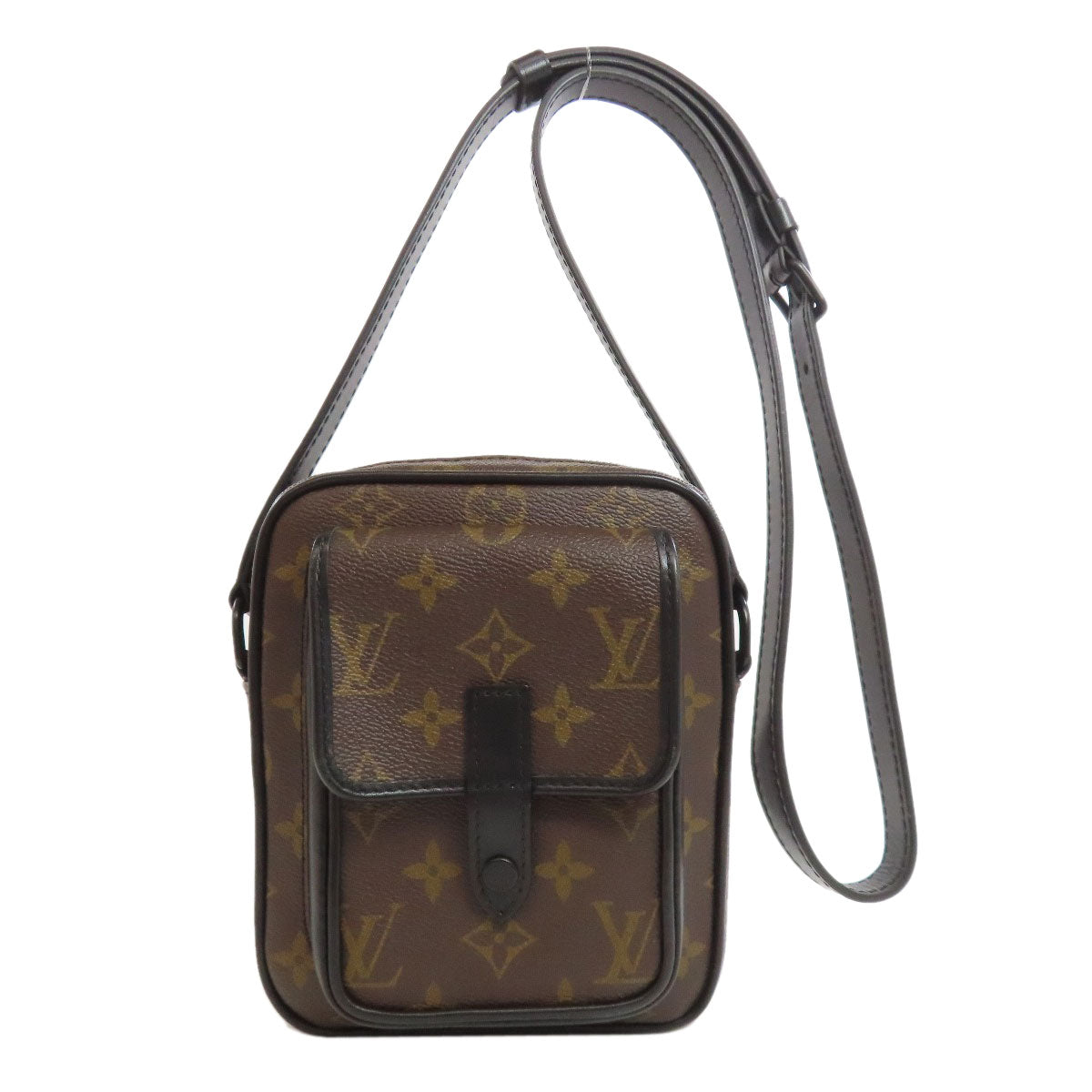 LOUIS VUITTON ルイヴィトン M69404 クリストファーウェアラブルウォレット モノグラムマカサー ショルダーバッグ モノグラムキャンバス メンズ 中古