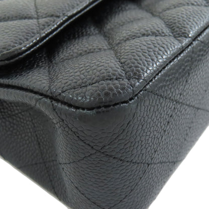 CHANEL シャネル チェーンショルダー マトラッセ ゴールド金具 ショルダーバッグ グレインド カーフスキン レディース 中古