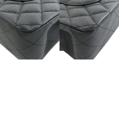 CHANEL シャネル チェーンショルダー マトラッセ ゴールド金具 ショルダーバッグ グレインド カーフスキン レディース 中古