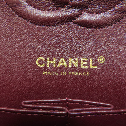 CHANEL シャネル チェーンショルダー マトラッセ ゴールド金具 ショルダーバッグ グレインド カーフスキン レディース 中古