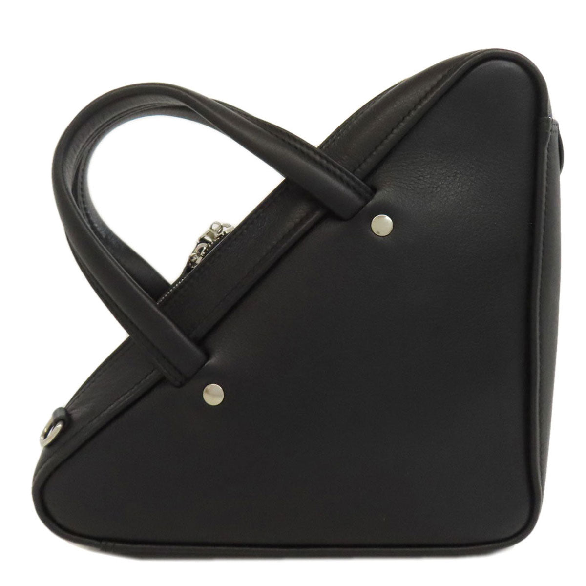 BALENCIAGA バレンシアガ 527272 トライアングル ダッフル 2WAY ハンドバッグ レザー レディース 中古
