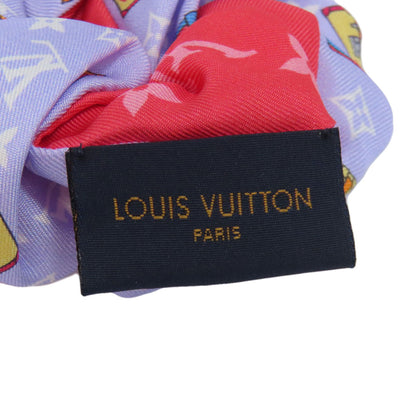 LOUIS VUITTON ルイヴィトン M77692 シュシュ ヘアアクセサリー シルク レディース 中古
