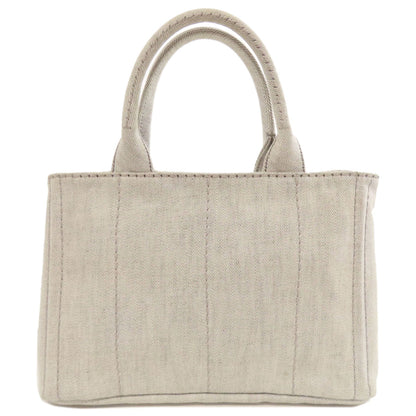 PRADA プラダ カナパミニ 2WAY ハンドバッグ デニム レディース 中古