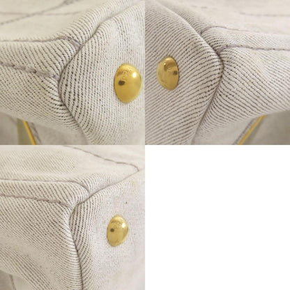 PRADA プラダ カナパミニ 2WAY ハンドバッグ デニム レディース 中古