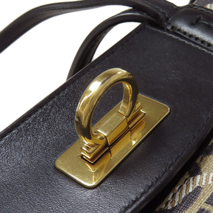 Salvatore Ferragamo サルヴァトーレフェラガモ ガンチーニ金具 トートバッグ PVC レディース 中古