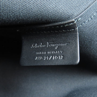 Salvatore Ferragamo サルヴァトーレフェラガモ ガンチーニ金具 トートバッグ PVC レディース 中古