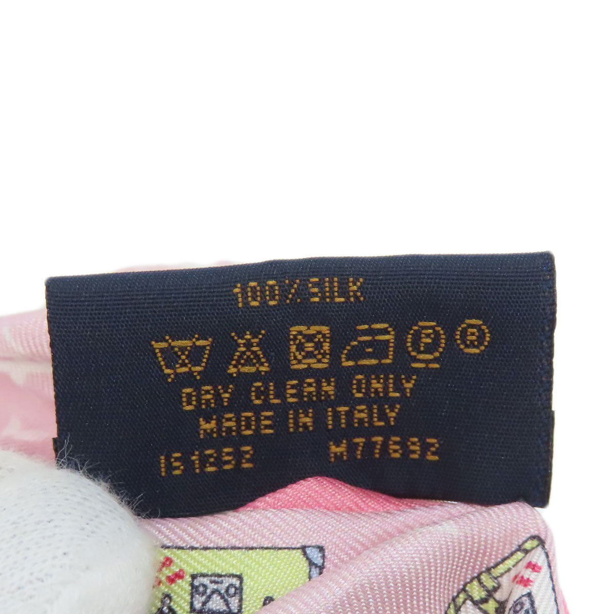 LOUIS VUITTON ルイヴィトン M77692 シュシュ ヘアアクセサリー シルク レディース 中古