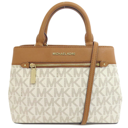 Michael Kors マイケルコース MKシグネチャー 2WAY ハンドバッグ PVC レディース 中古