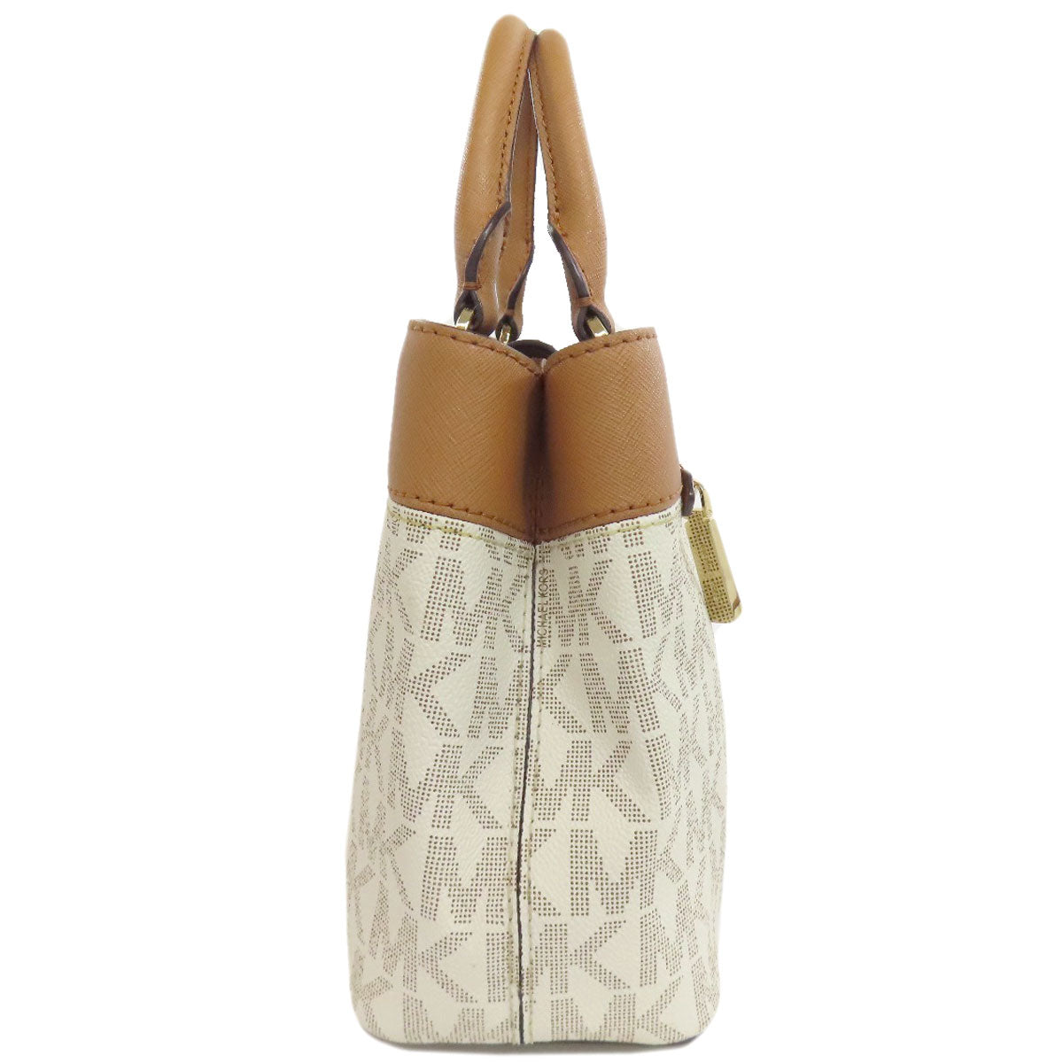 Michael Kors マイケルコース MKシグネチャー 2WAY ハンドバッグ PVC レディース 中古