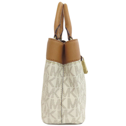 Michael Kors マイケルコース MKシグネチャー 2WAY ハンドバッグ PVC レディース 中古