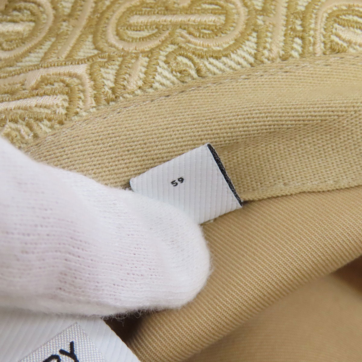 BURBERRY バーバリー バケットハット 帽子 キャンバス レディース 中古