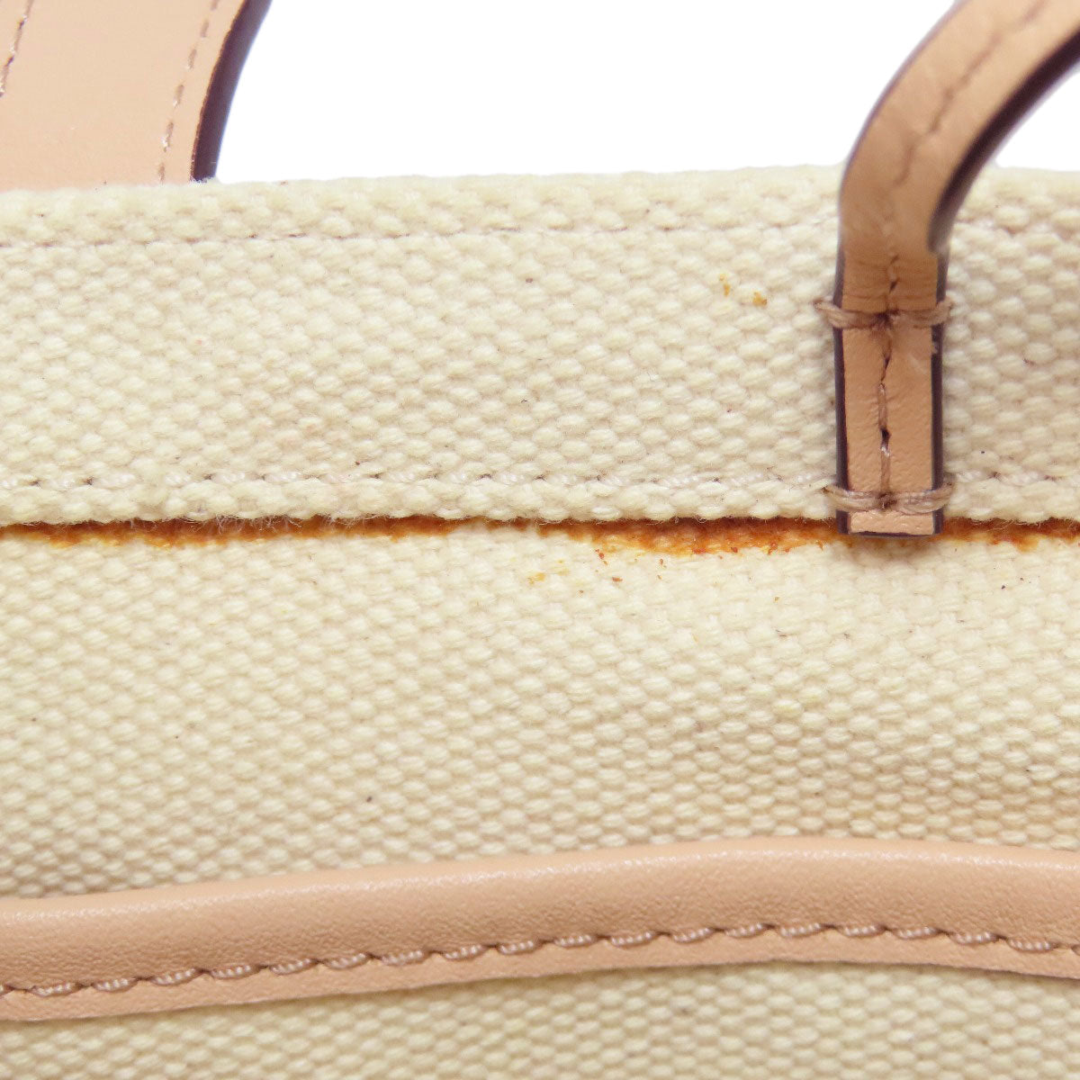 kate spade ケイトスペード ボーダー ハンドバッグ キャンバス レディース 中古