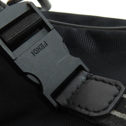 FENDI フェンディ ロゴ ショルダーバッグ ナイロン レディース 中古