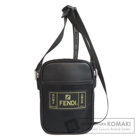 FENDI フェンディ ロゴ ショルダーバッグ ナイロン レディース 中古