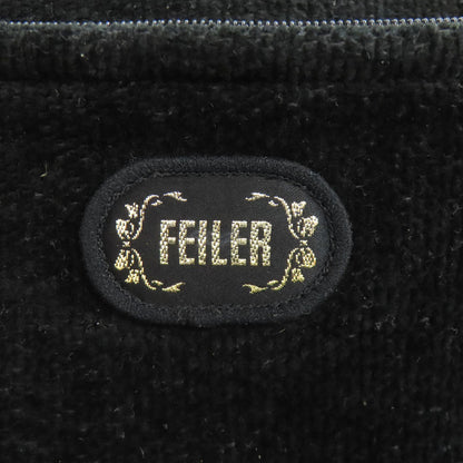 FEILER フェイラー フラワーモチーフ ハンドバッグ パイル レディース 中古
