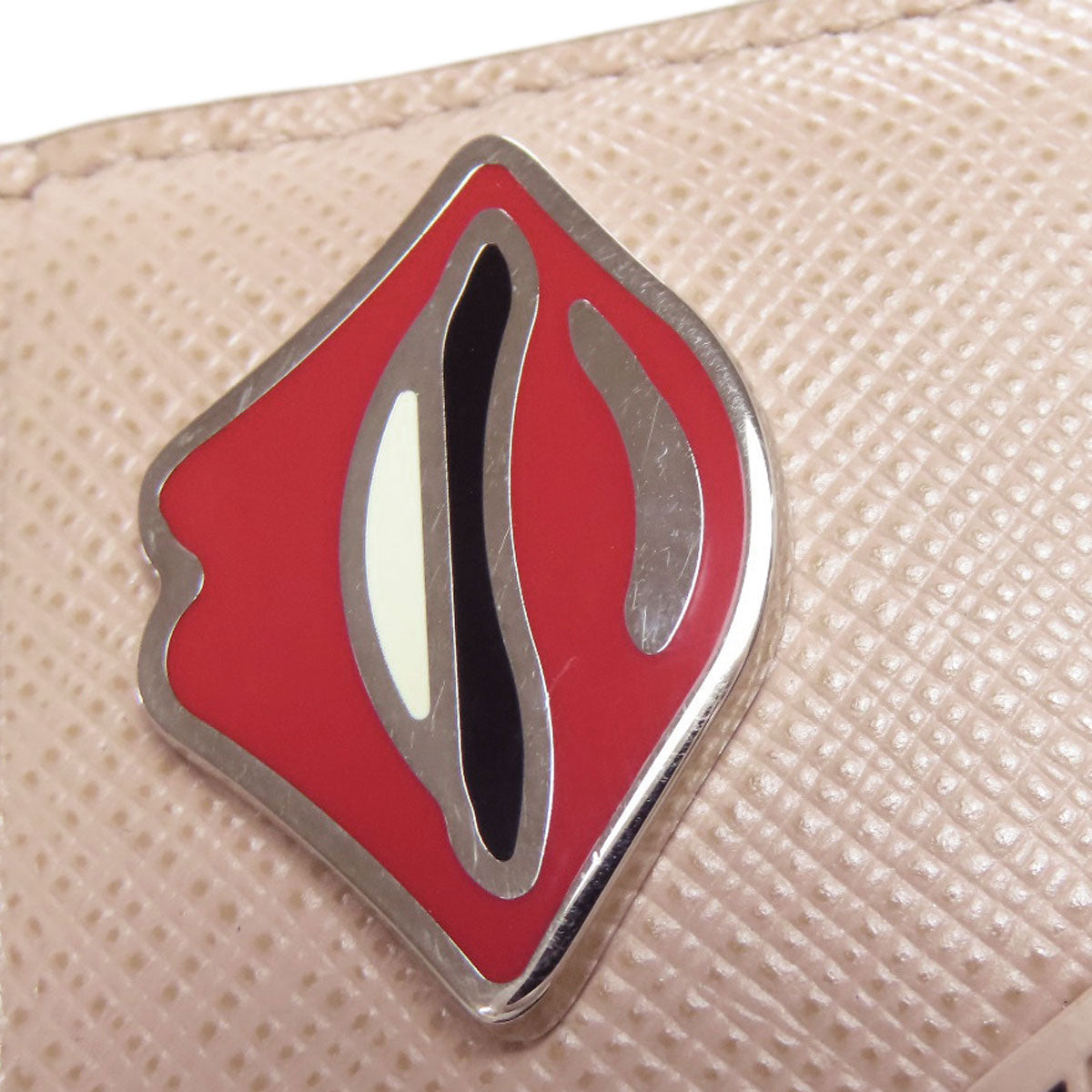 PRADA プラダ 1MC025 リップ スパイダー カードケース サフィアーノ レディース 中古