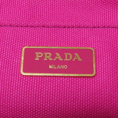 PRADA プラダ カナパミニ 2WAY ハンドバッグ キャンバス レディース 中古