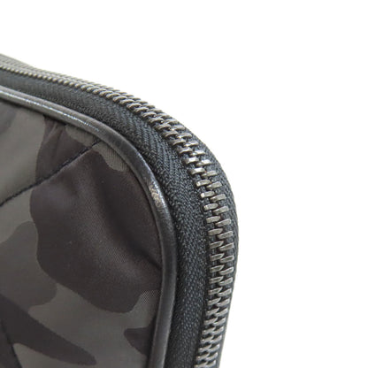 MONCLER モンクレール タブレットケース カモフラージュ柄 アクセサリーポーチ ナイロン レディース 中古