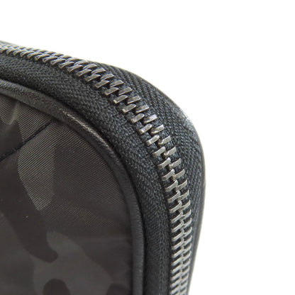 MONCLER モンクレール タブレットケース カモフラージュ柄 アクセサリーポーチ ナイロン レディース 中古